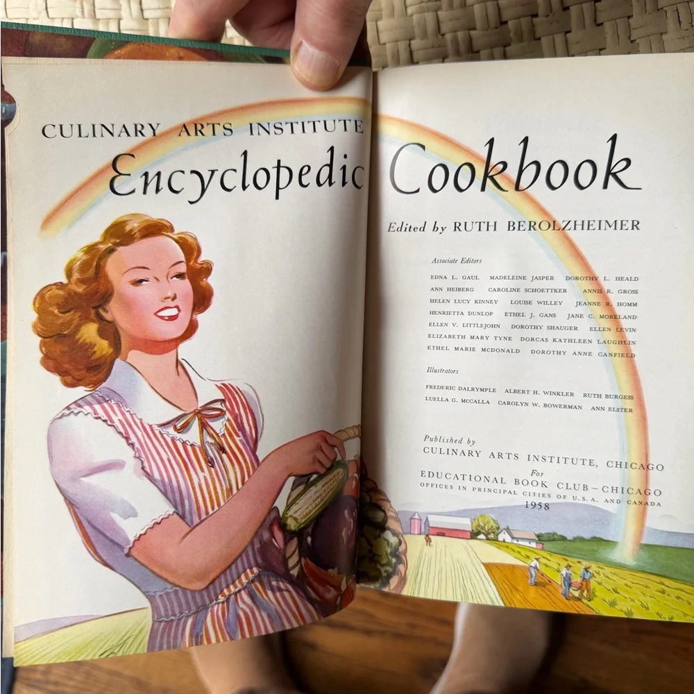 Culinary Arts Institute Cooking Book Hardcover Vintage